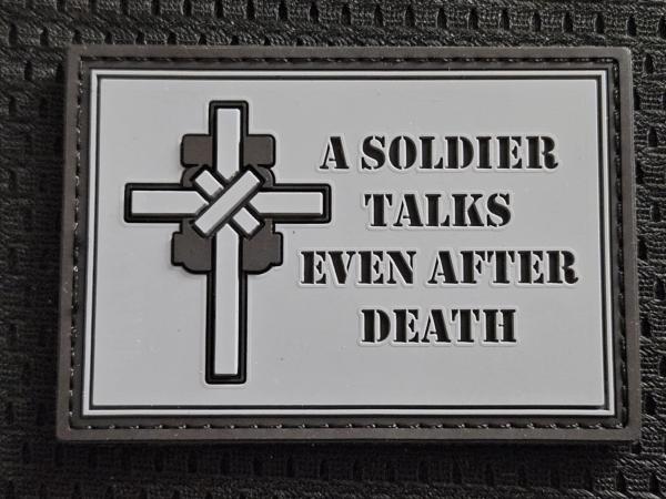 Rubberpatch A soldier talks even after death